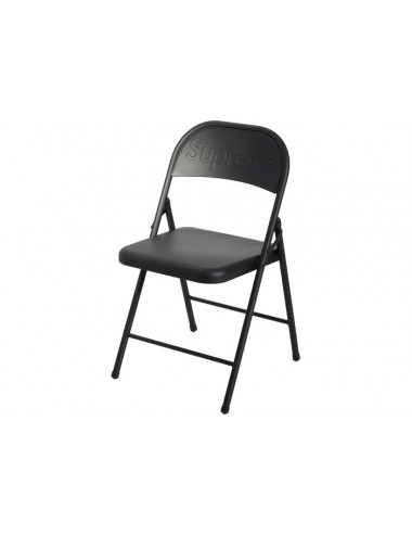 Supreme Metal Folding Chair Black