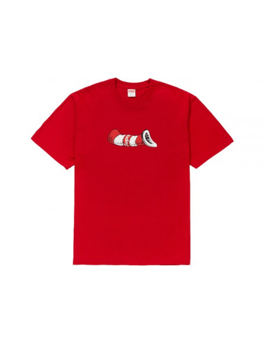 Supreme Cat in the hat tee red
